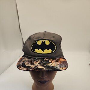 BATMAN DC COMICS Flatbill Snapback Classic Adjustable Baseball Hat Cap youth